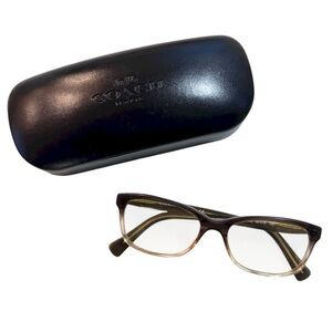 Coach HC6089 Transparent Olive Gradient Eyeglasses